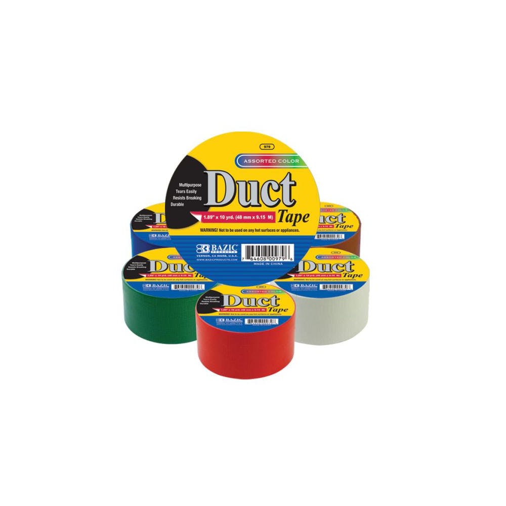 Colored Duct Tape - Assorted 1.88" x 10' 2