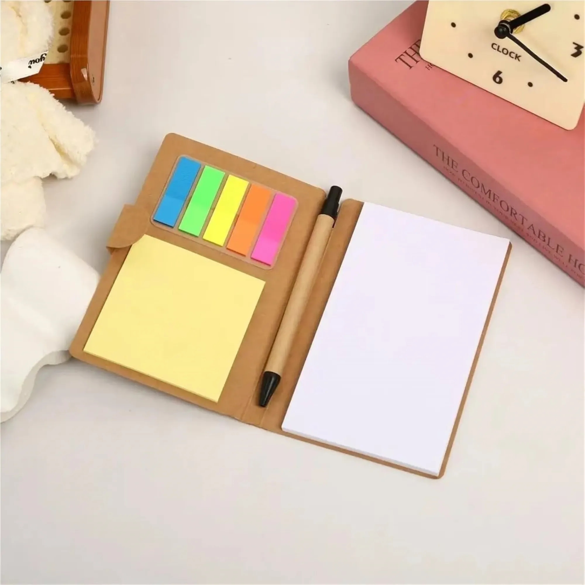 Sticky Note Notebook Pen Gift Set 8