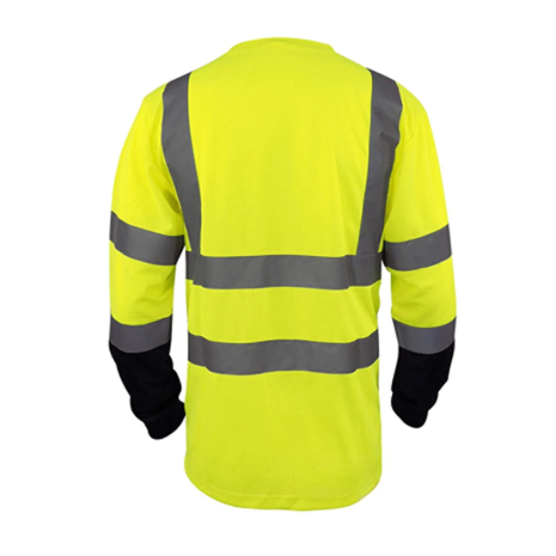 High Visibility Heavy-duty Long Sleeve Reflective Safety T-S 18