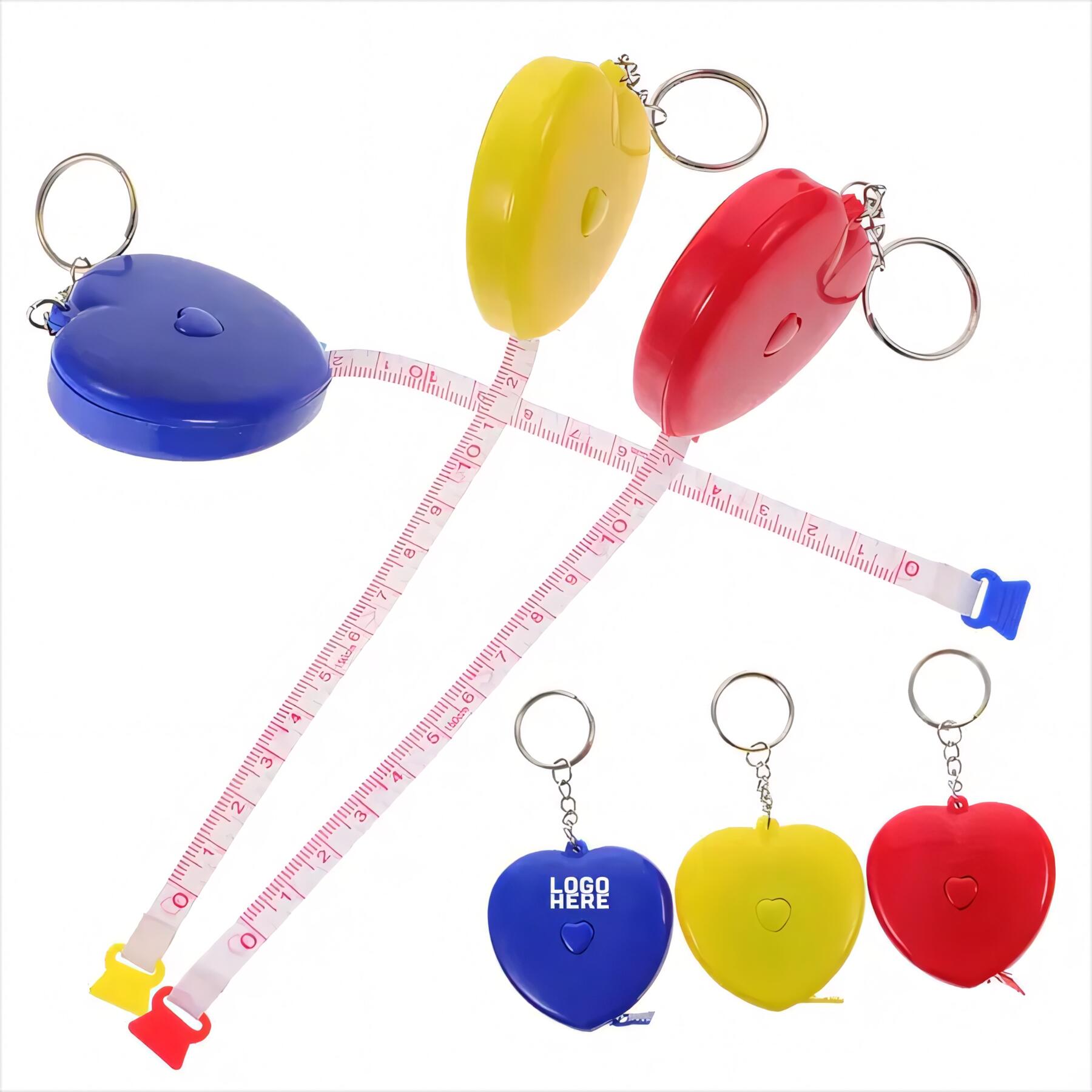 Soft Retractable Heart Measuring Tape