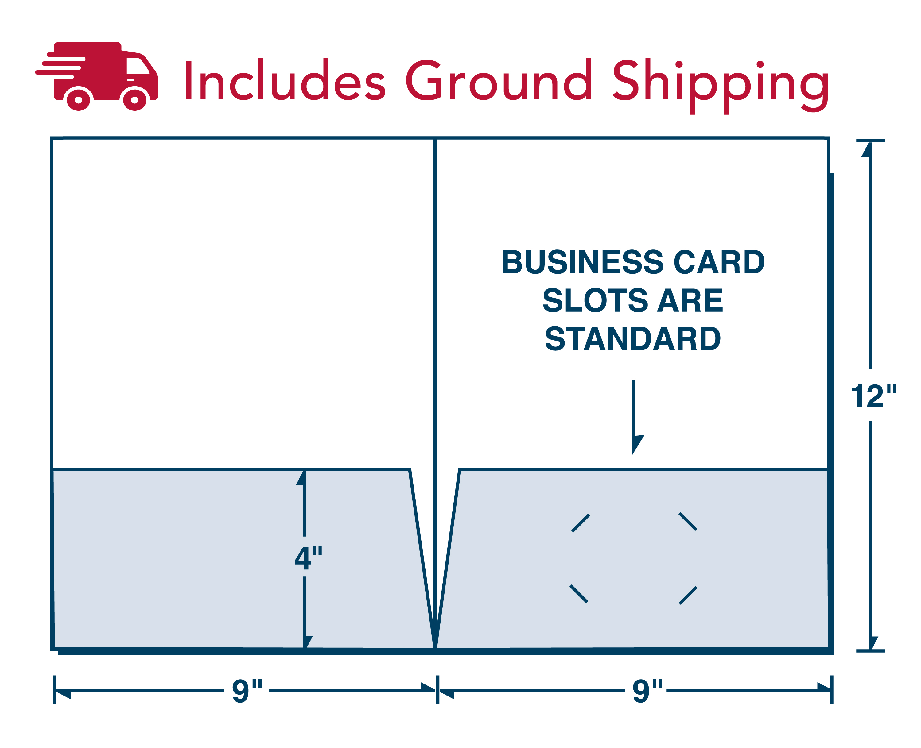Full Color Quick Ship 2-Pocket Folder 14