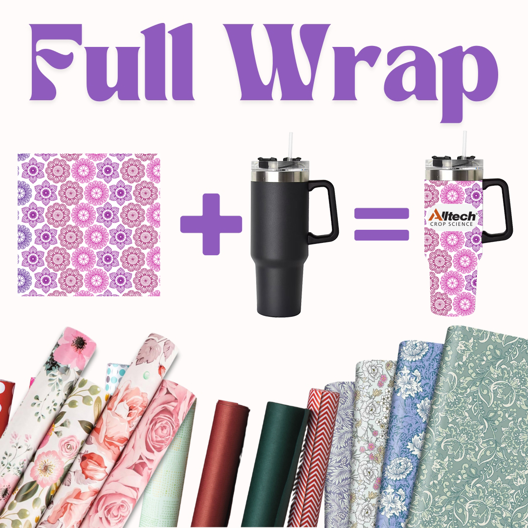 MaxImprint 40oz Stainless Steel Tumbler Full Wrap Full Color Imprint Included 16