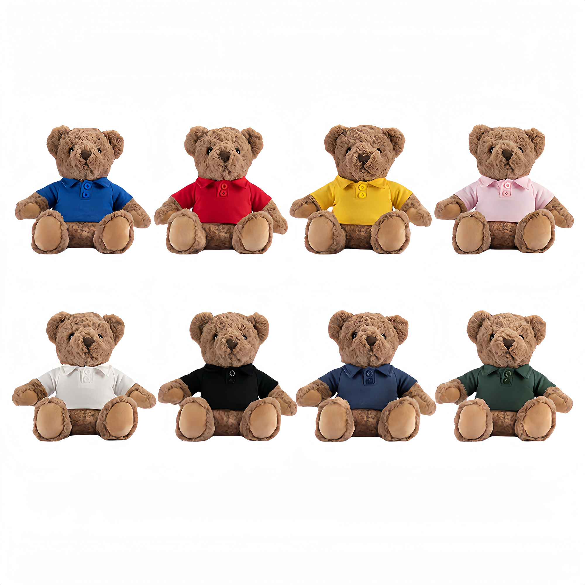 Custom Teddy Bear Plush Toy with Logo Shirt 11