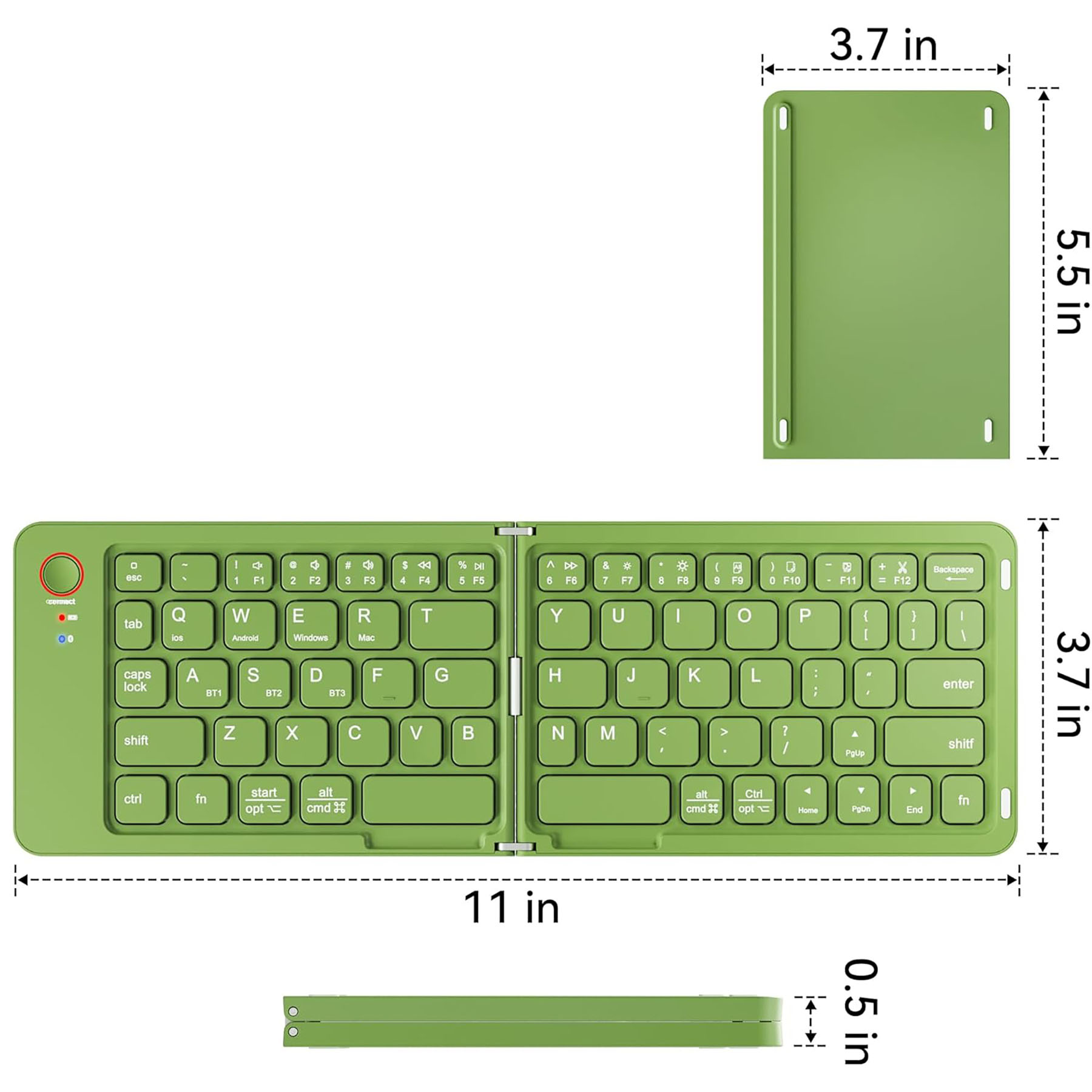 Mini Foldable Bluetooth Keyboard 21