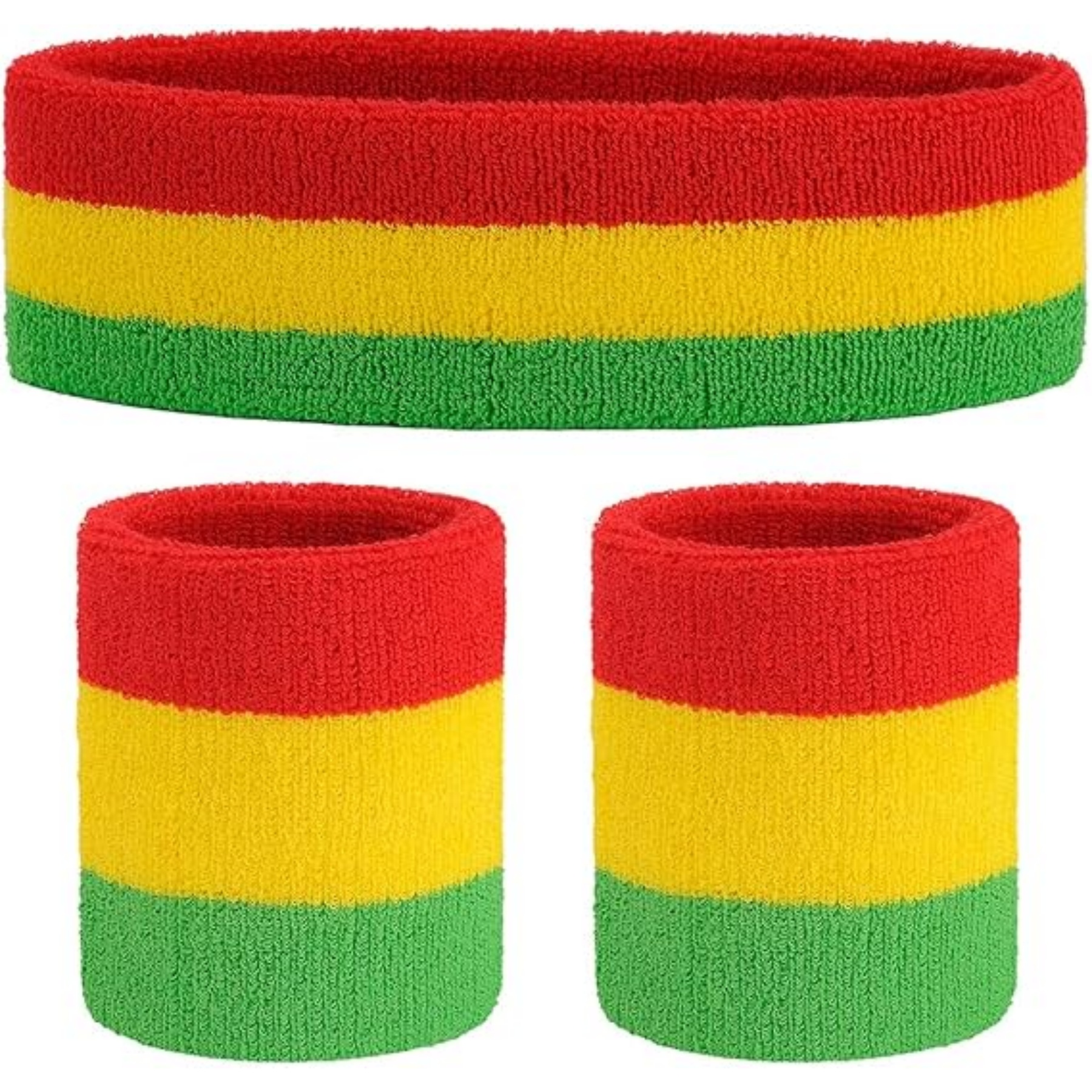 Sweatbands Exercise Eadband Wristband Set 76