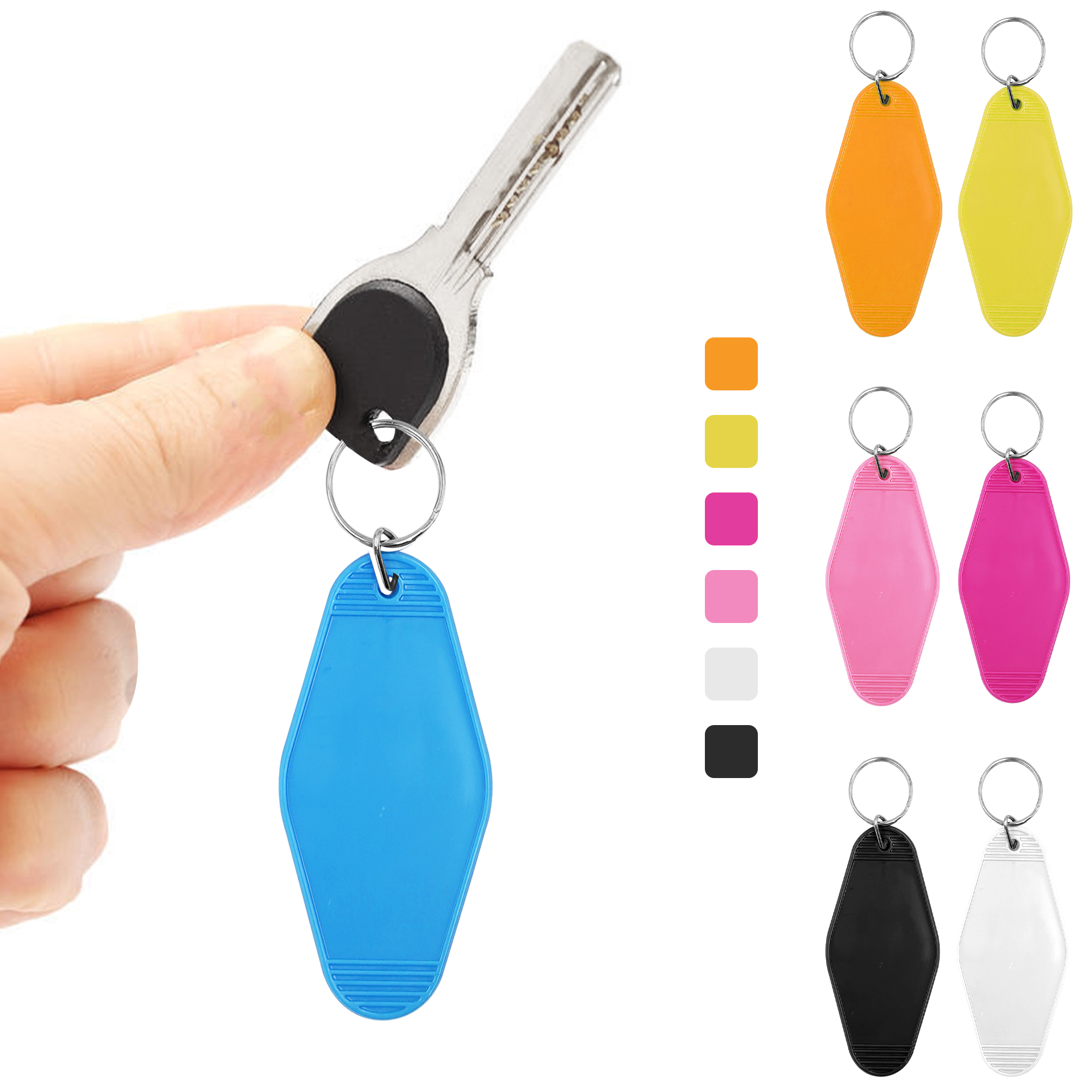 Motel Keychain Trendy Key Tag Gifts Full Color
