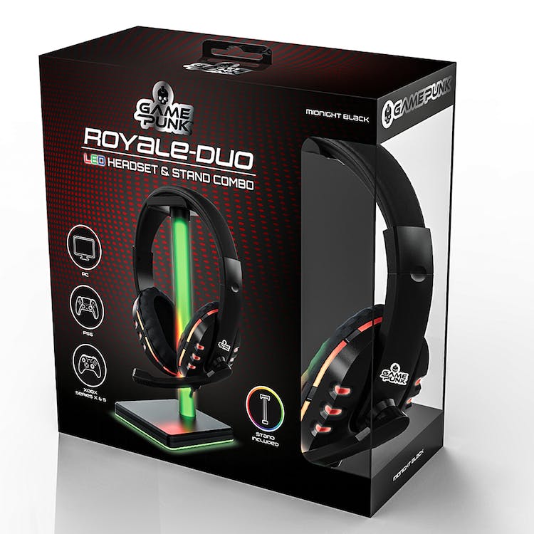 Royale-Duo Adjustable Headset and Stand Sets - LED Lighting 3