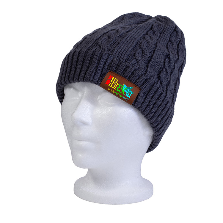 "THE COZY" Cable Knit Beanie With Fluffy Soft Lining 4