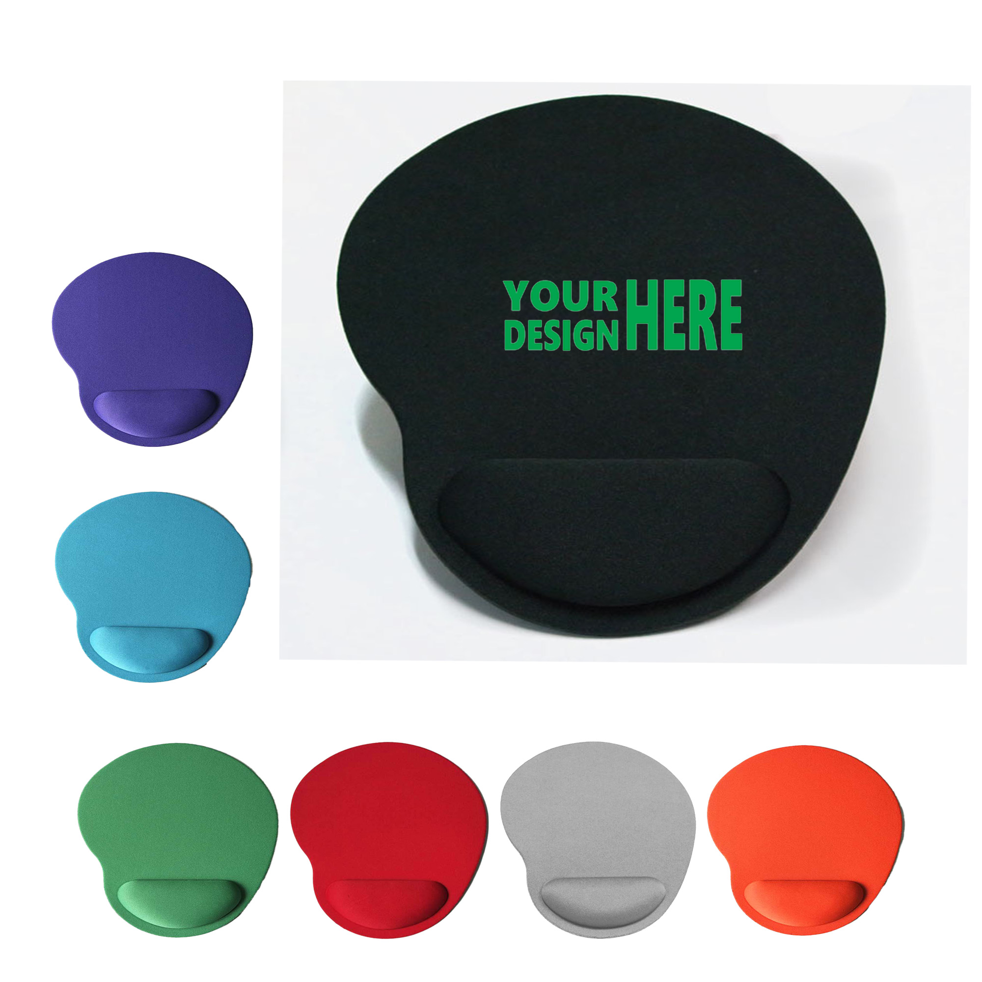 Anti-slip Wrist Rest Mouse Mat With Comfort Wrist Cushion 4
