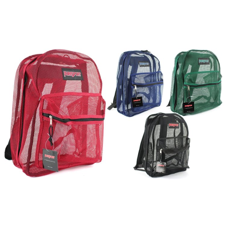 17" Mesh Backpacks - 4 Colors 3