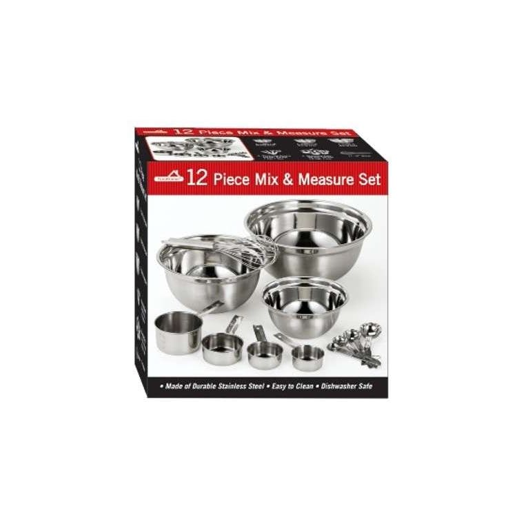 Stainless Steel Mix & Measure Sets - 12 Piece 3
