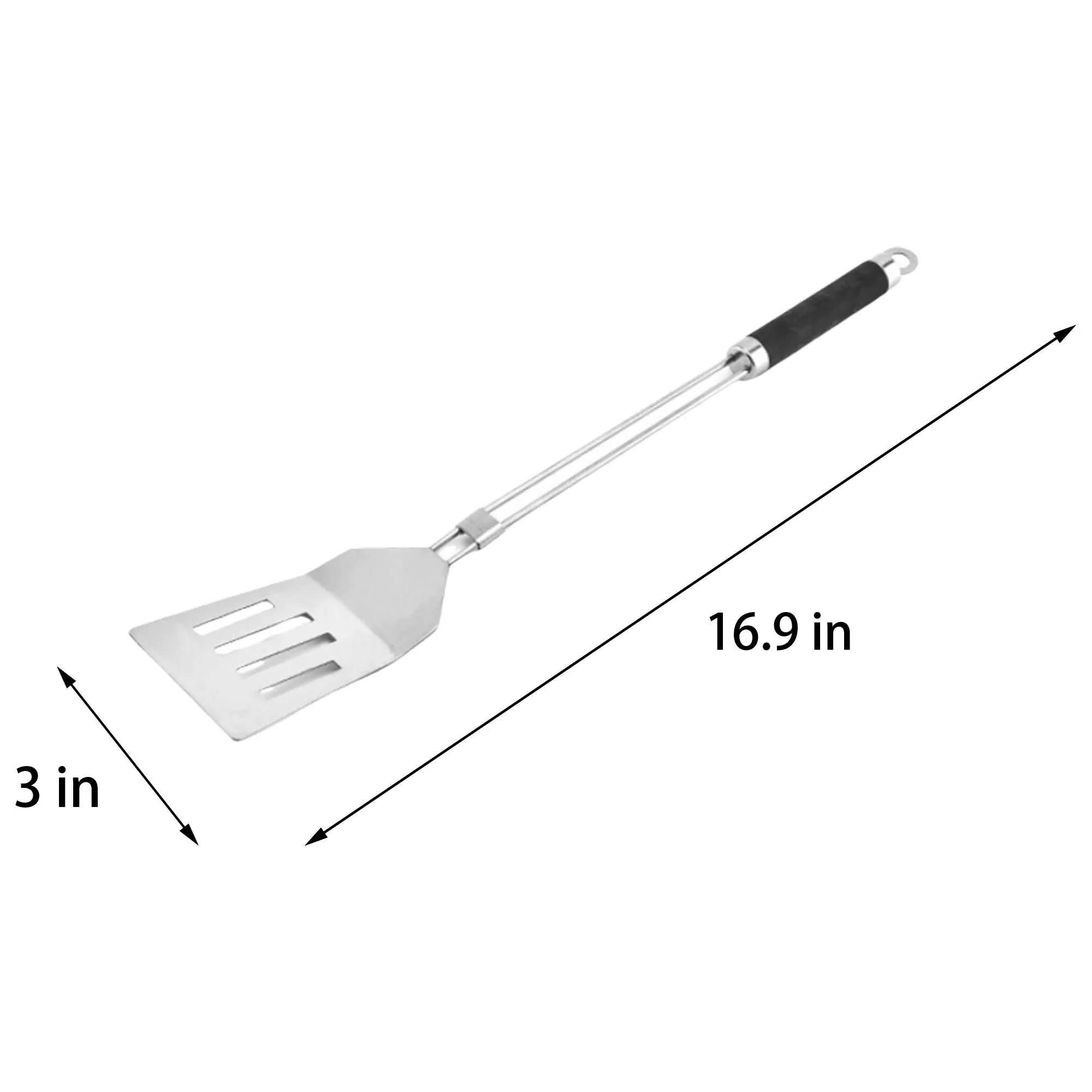 4-Piece BBQ Tool Set with Wrap Bag 11