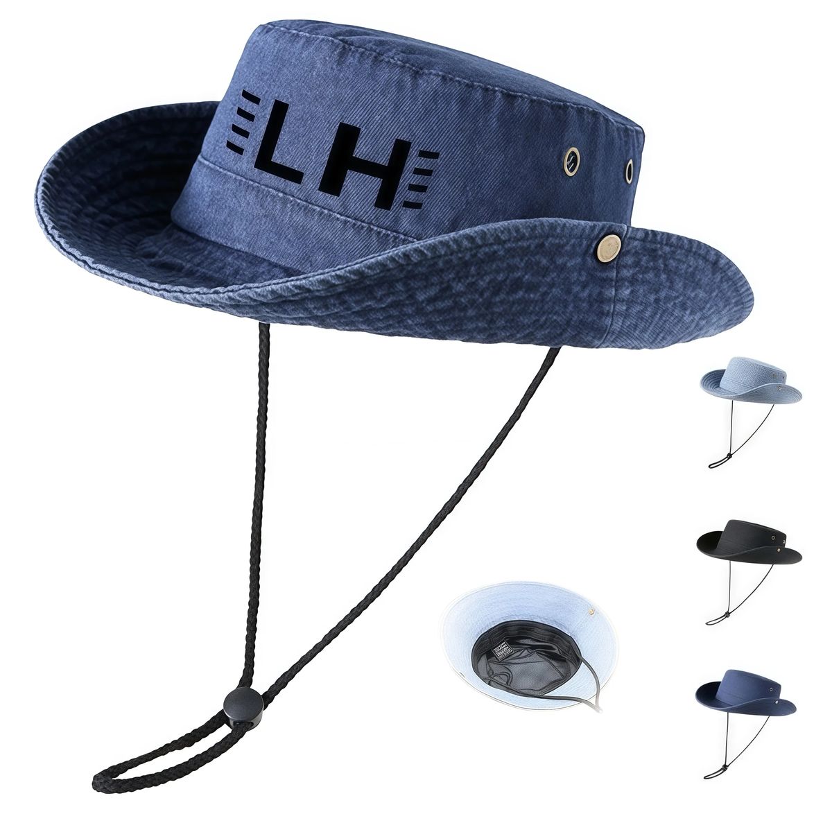 Wide Brim Sun Bucket Hat