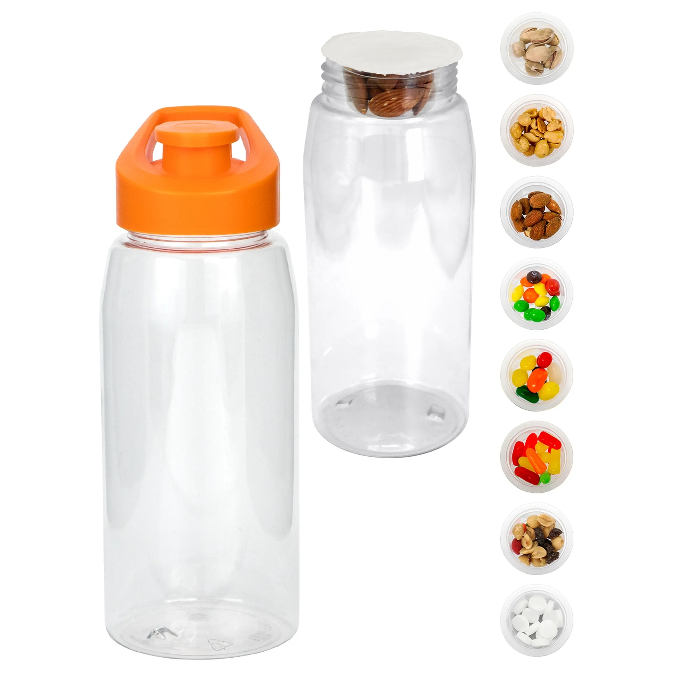 Easy Pour 25 oz. Recycled Snack Bottle 3
