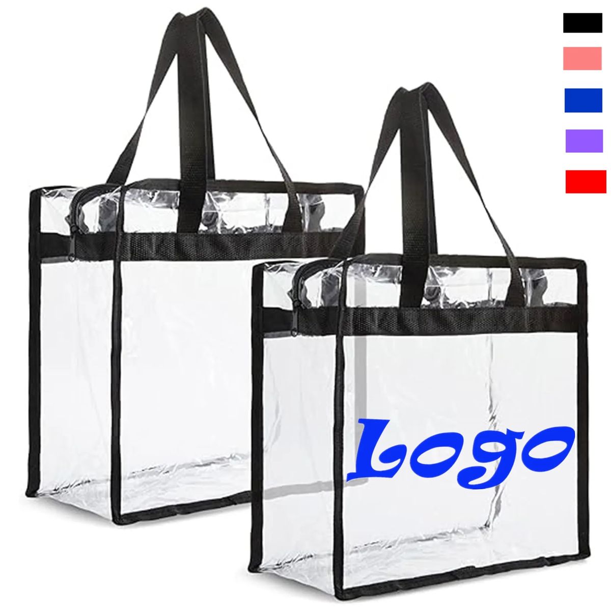 Clear PVC Tote Bag
