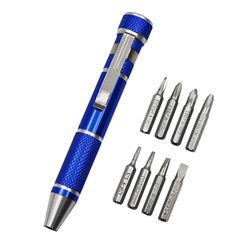 Pocket Pal Aluminum Tool Pen Screwdrivers