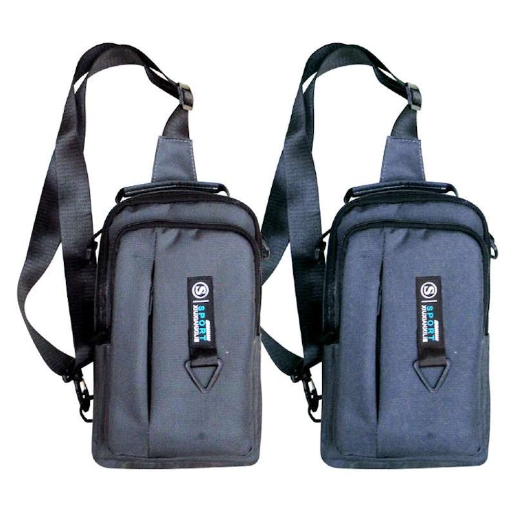 Deluxe 3 Zipper Chest Bags Assorted 3