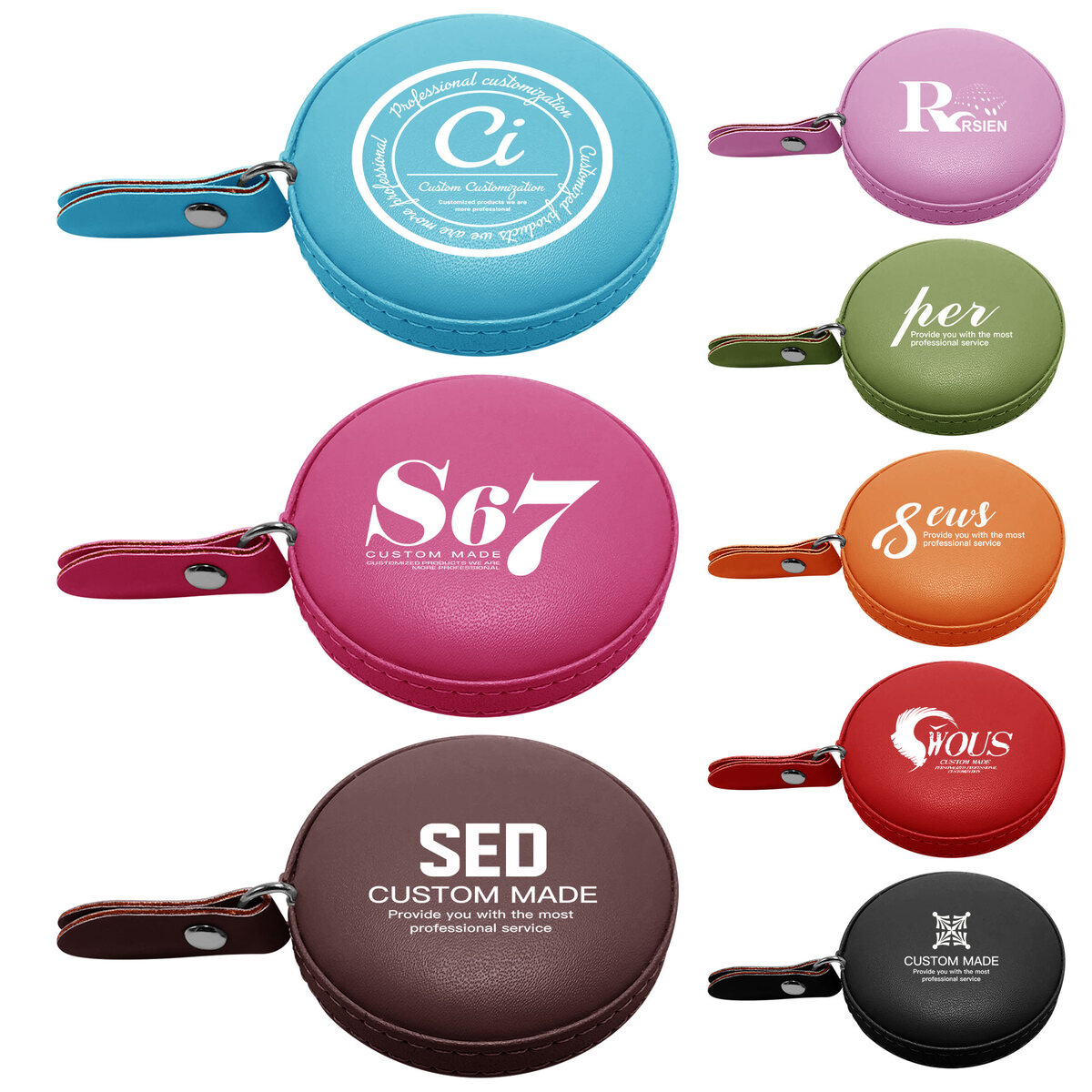 PU Leather Mini Tape Measure
