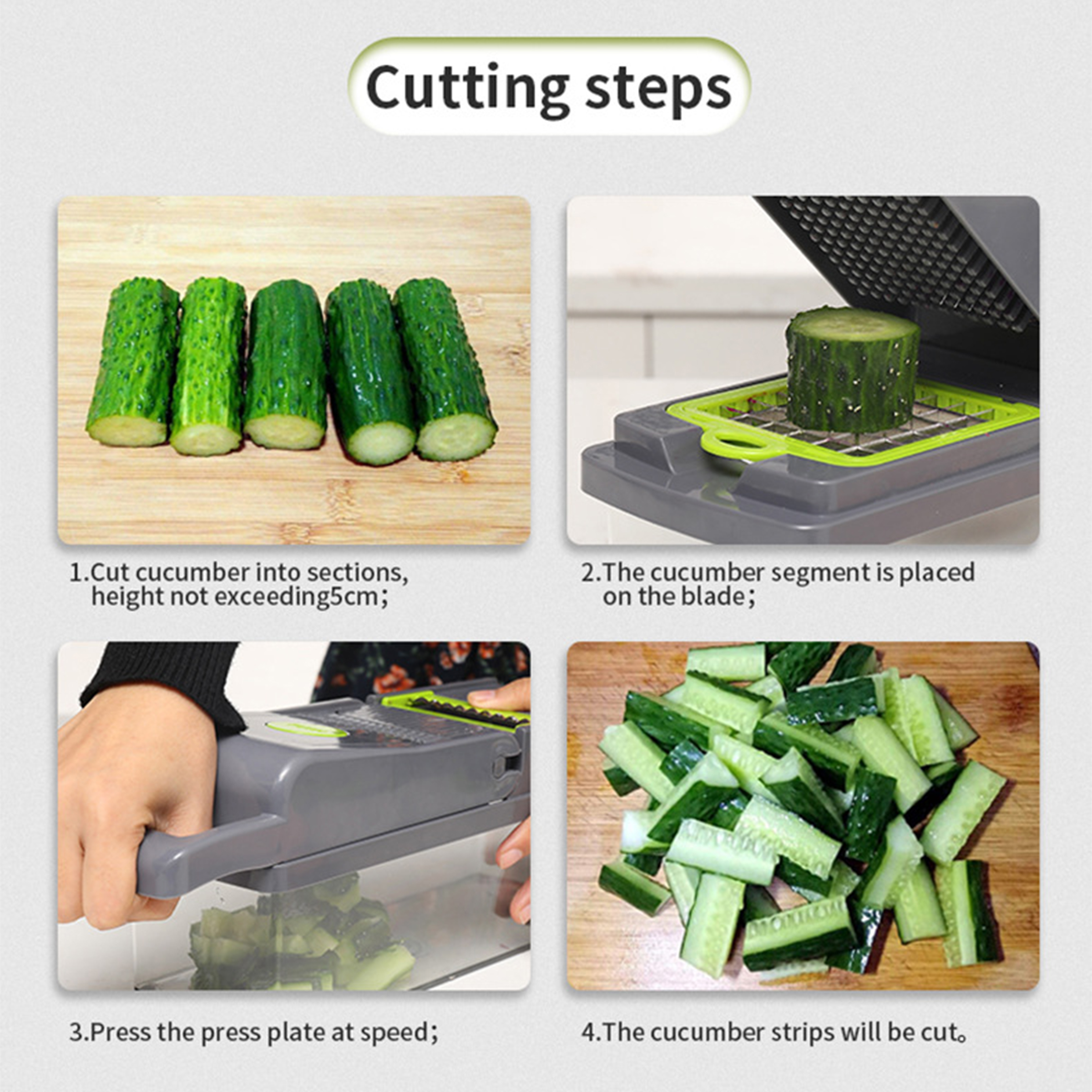 Stainless Steel Multi Functional Vegetable Chopper 10