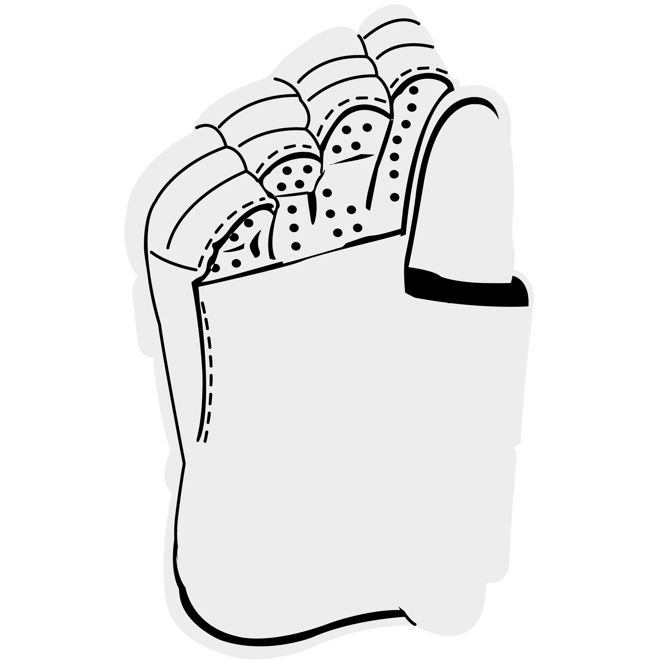 Foam Hockey Glove Hand 59