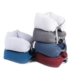 Particle Stuffed Neck Pillow With Cotton Cover