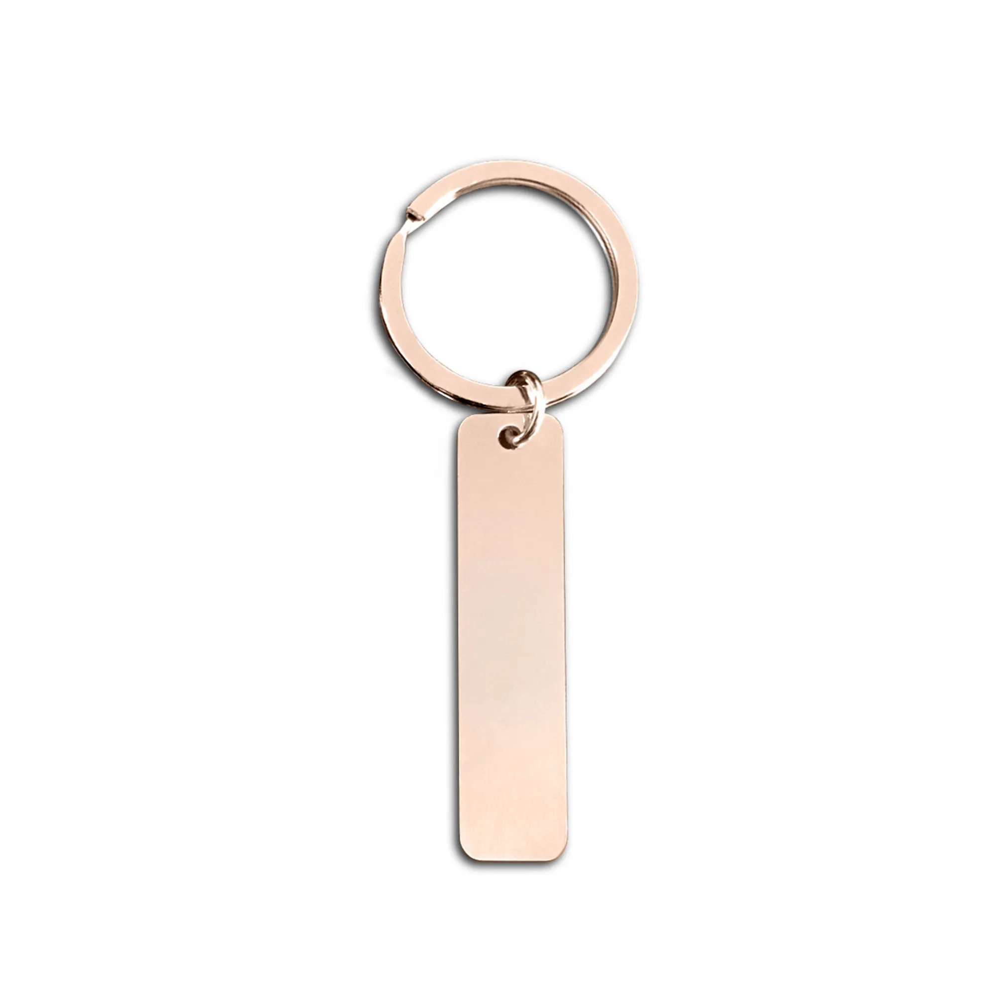 Laser Engraved Stainless Steel Keychain MOQ 20pcs 10