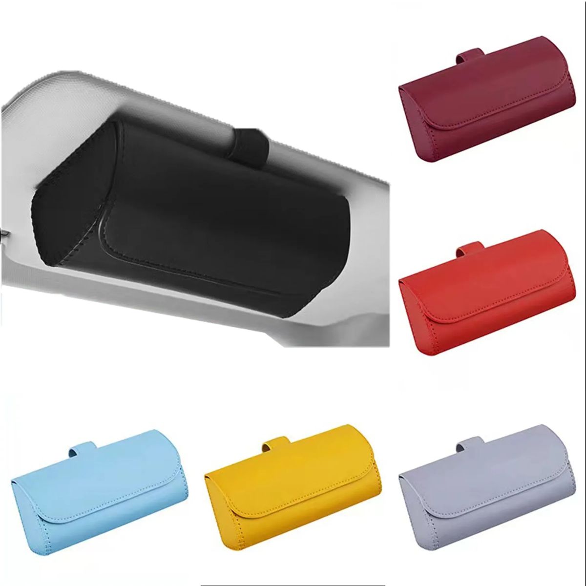 Sunglasses Holder Car Sun Visor Organizer