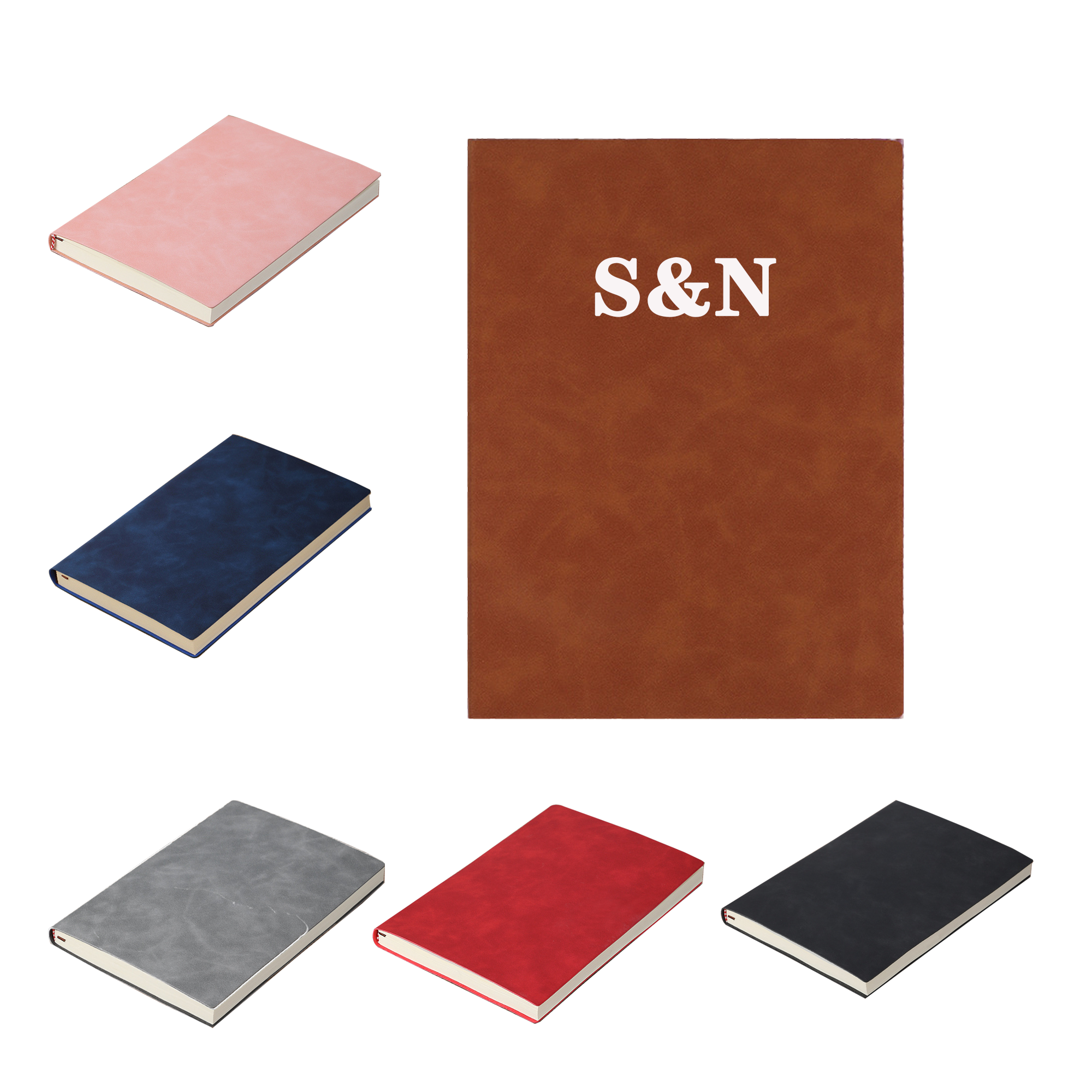 A5 Hardcover Leather Notebook 5