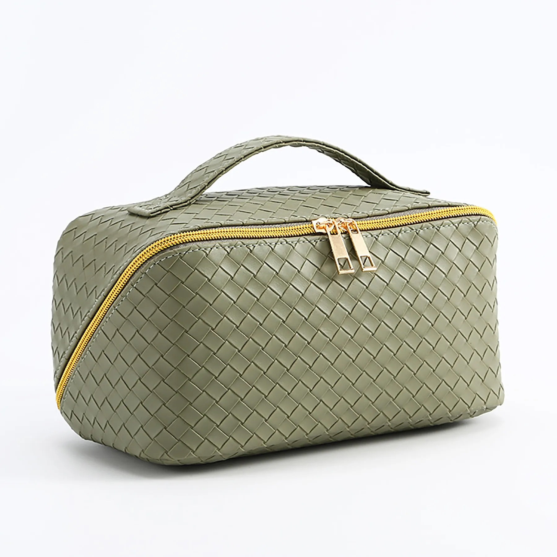 Large Capacity Leather Waterproof Makeup Bag 24