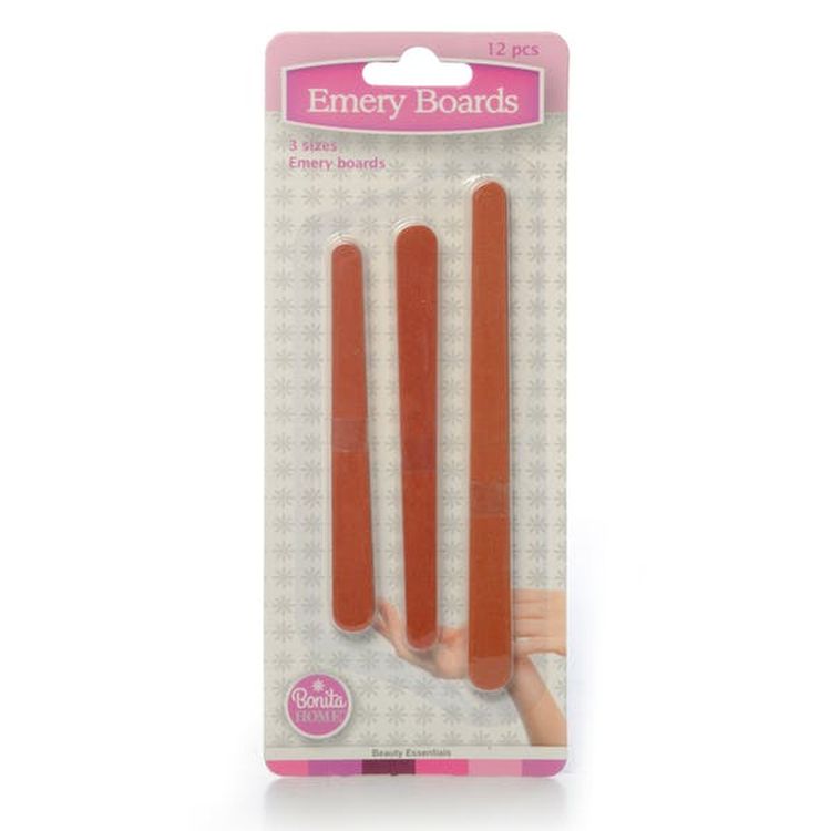 Emery Boards - 3 Sizes 12 Pack 3