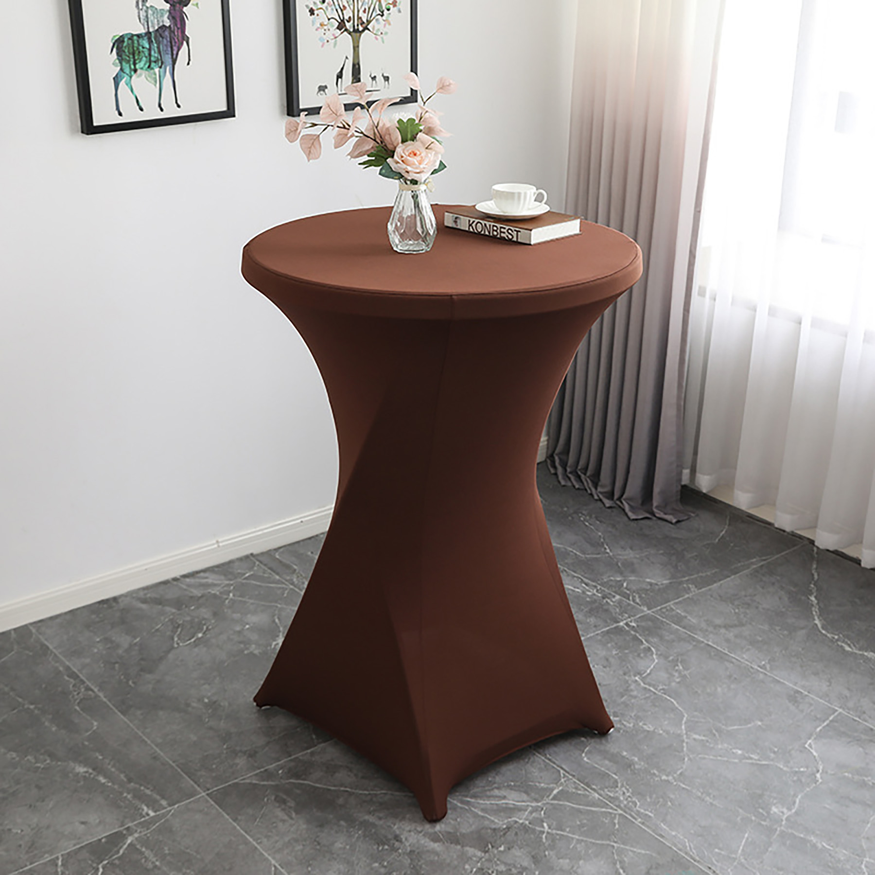 Round Elastic Table Cover 39