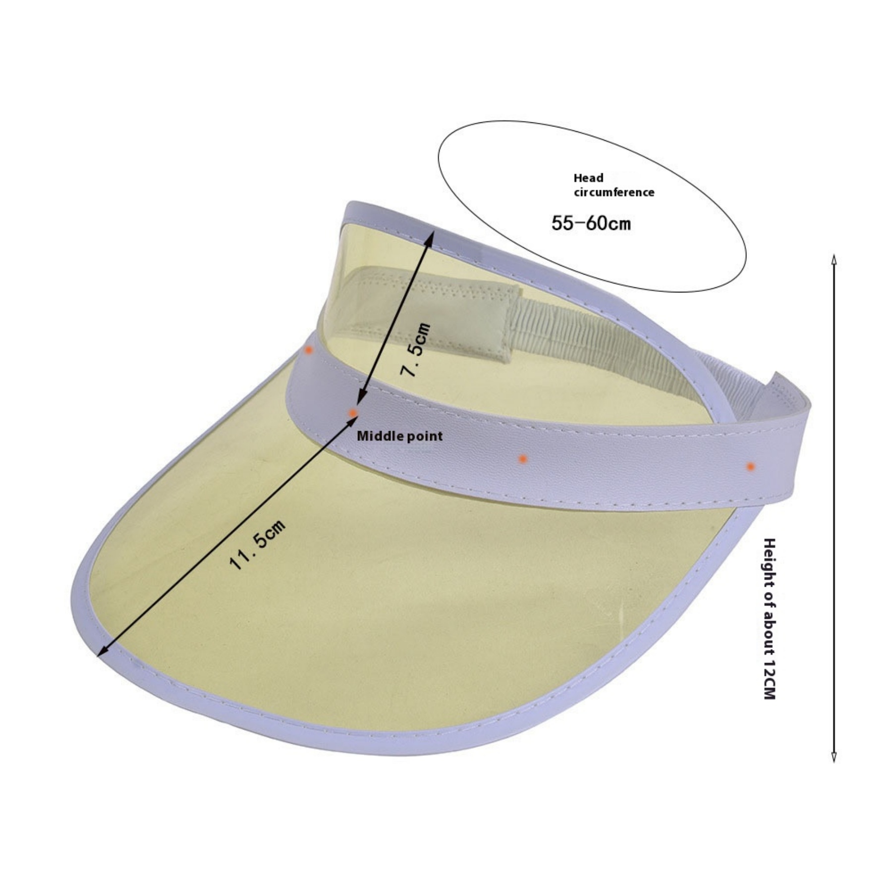 PVC Transparent Outdoor Sun Hat 21
