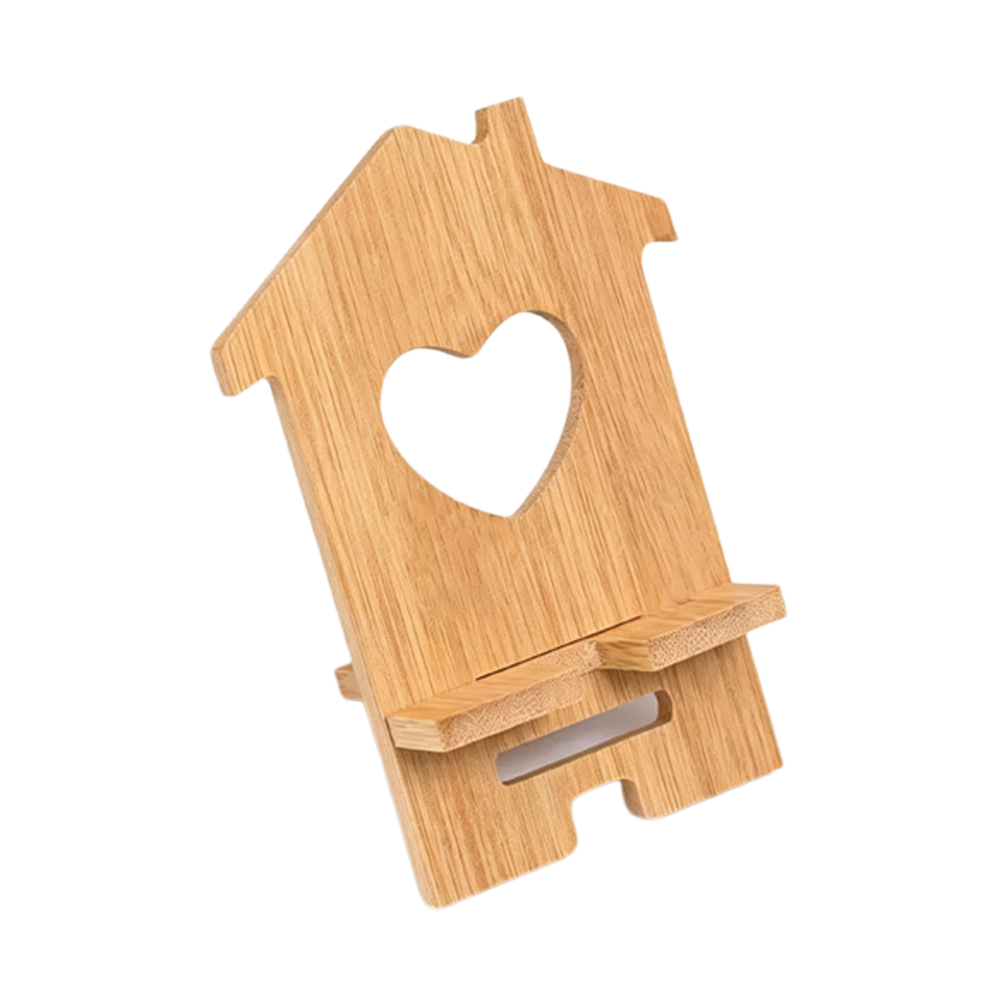 Eco-Friendly Bamboo Phone Stand 2