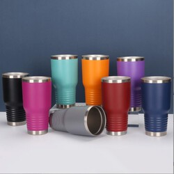 20 Oz. Polar Camel Ringneck Vacuum Insulated Tumbler w/ Lid