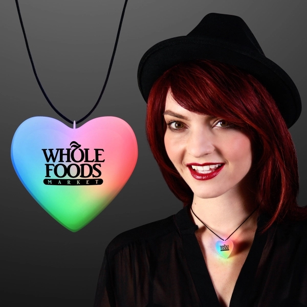 Aurora Heart LED Fashion Necklace