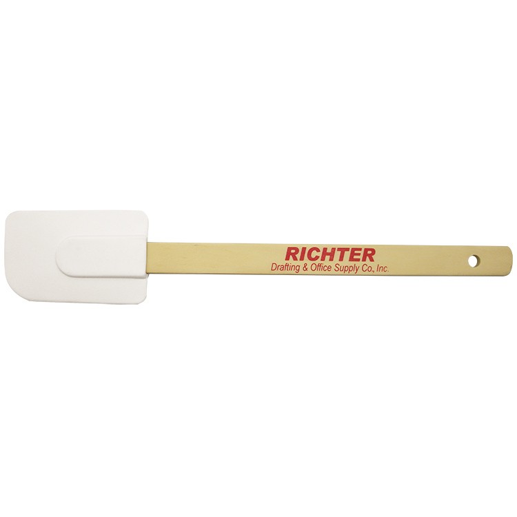 White Spatula with Wood Handle DKWW Basic