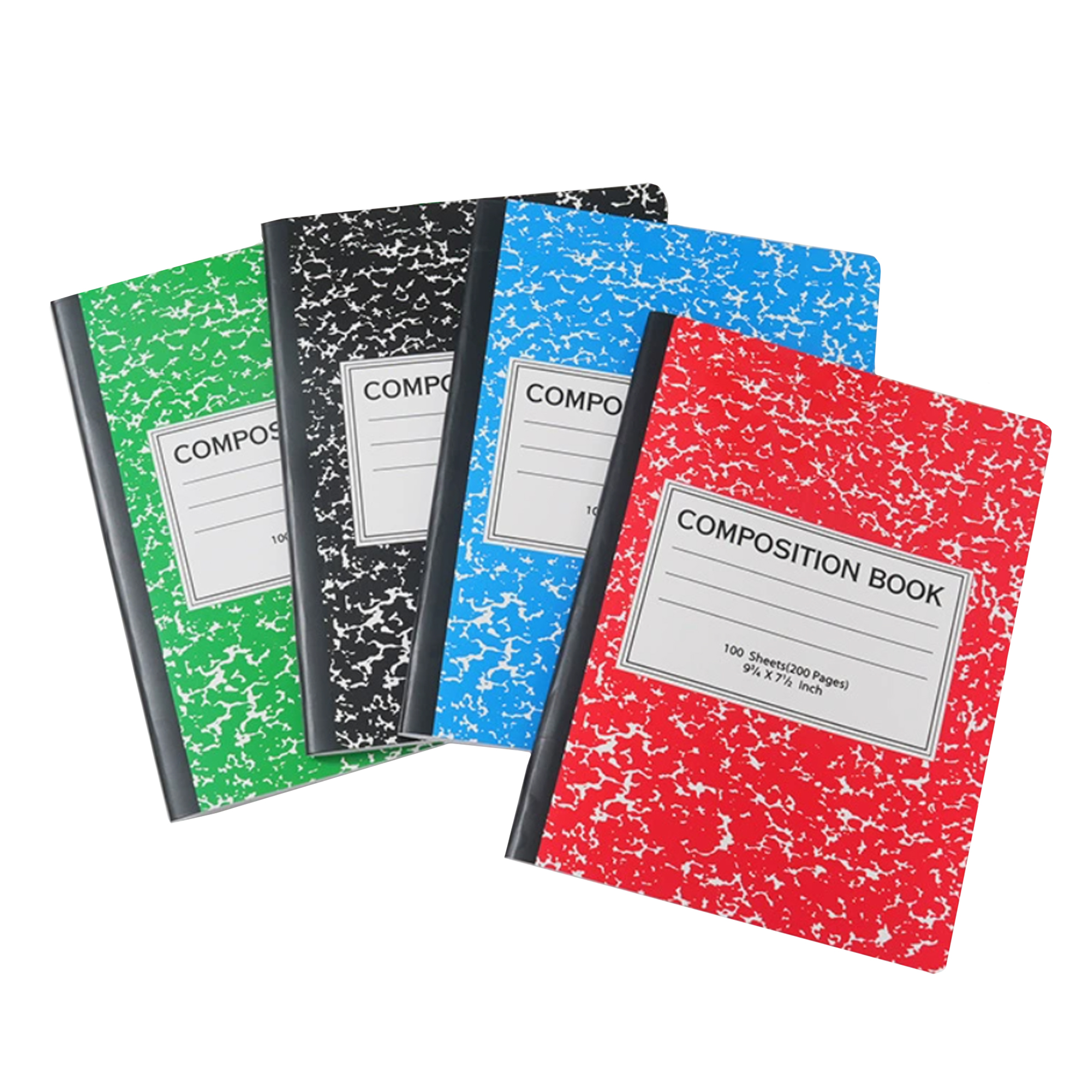 Marbled Ruled Notebooks 3