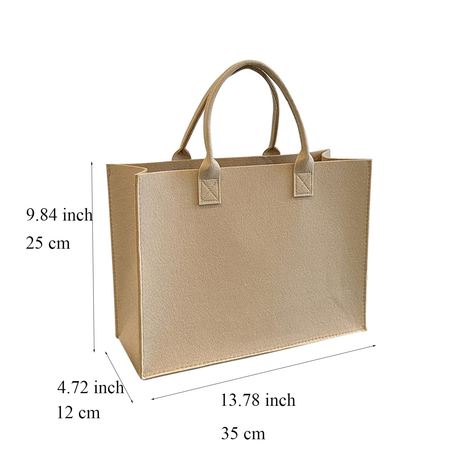 ?Portable Felt Tote Bag 4