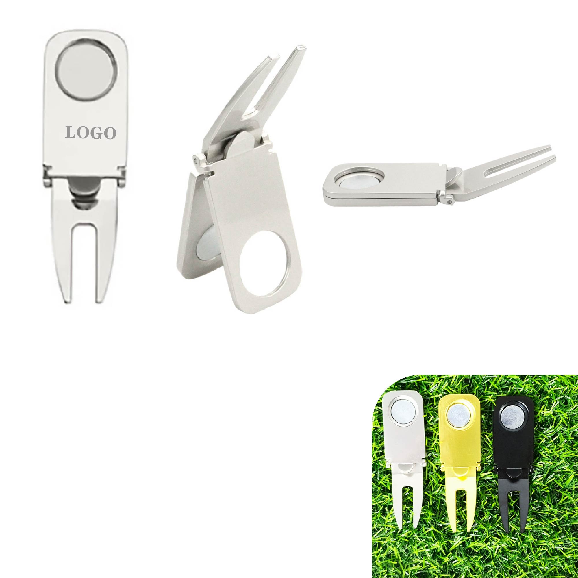 MOQ 20 pcs Golf Club Stand And Divot Fixer 3