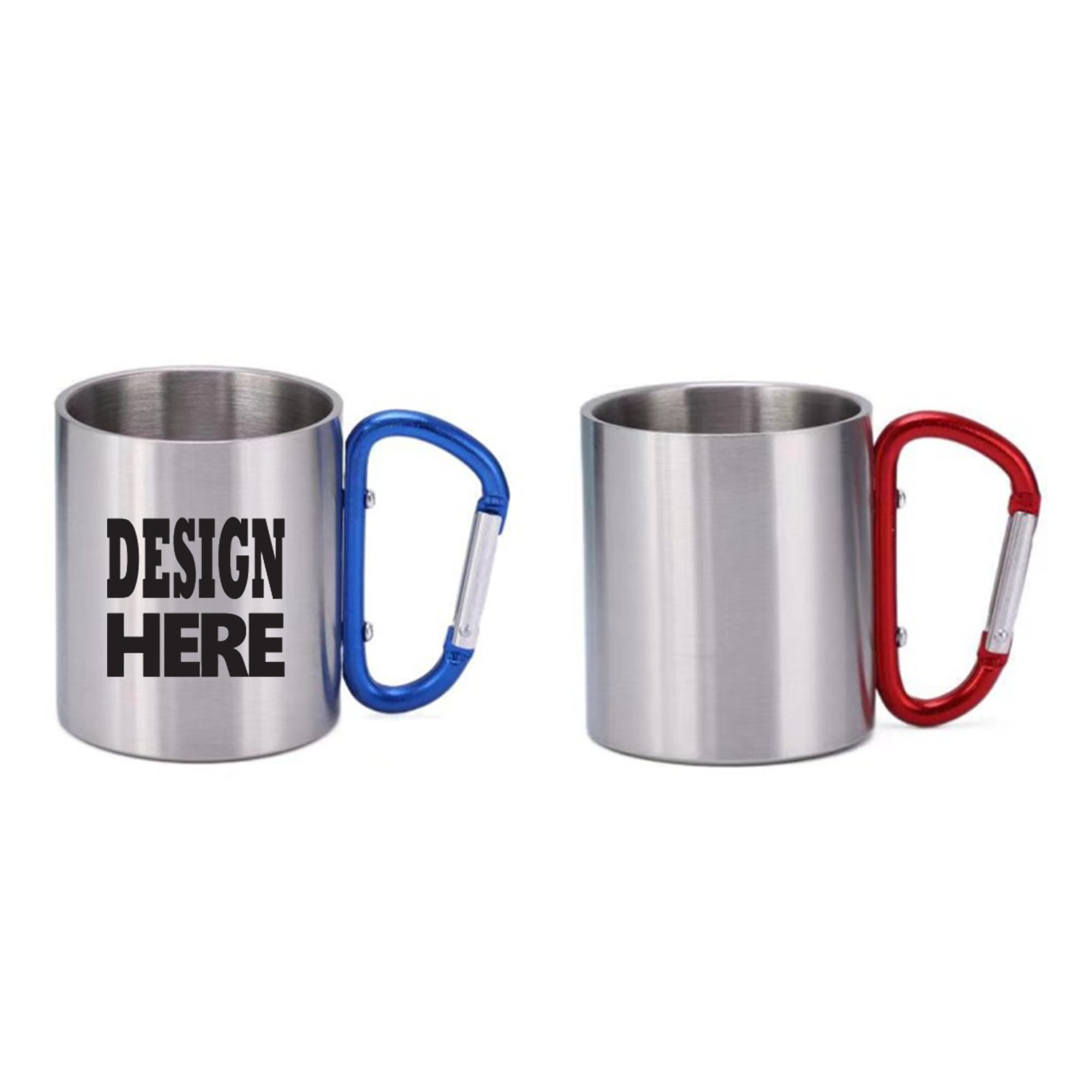 10oz Stainless Steel Carabiner Mug 3