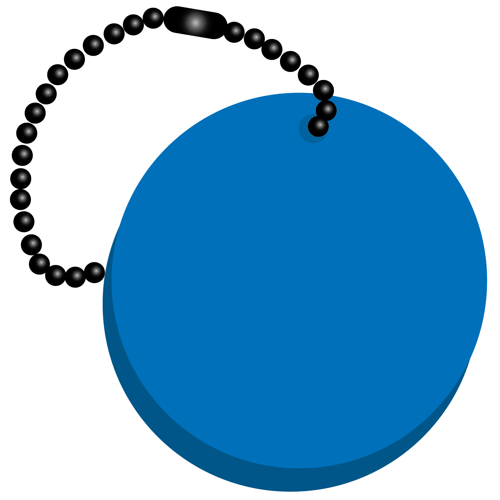 Circle Key Tag 36