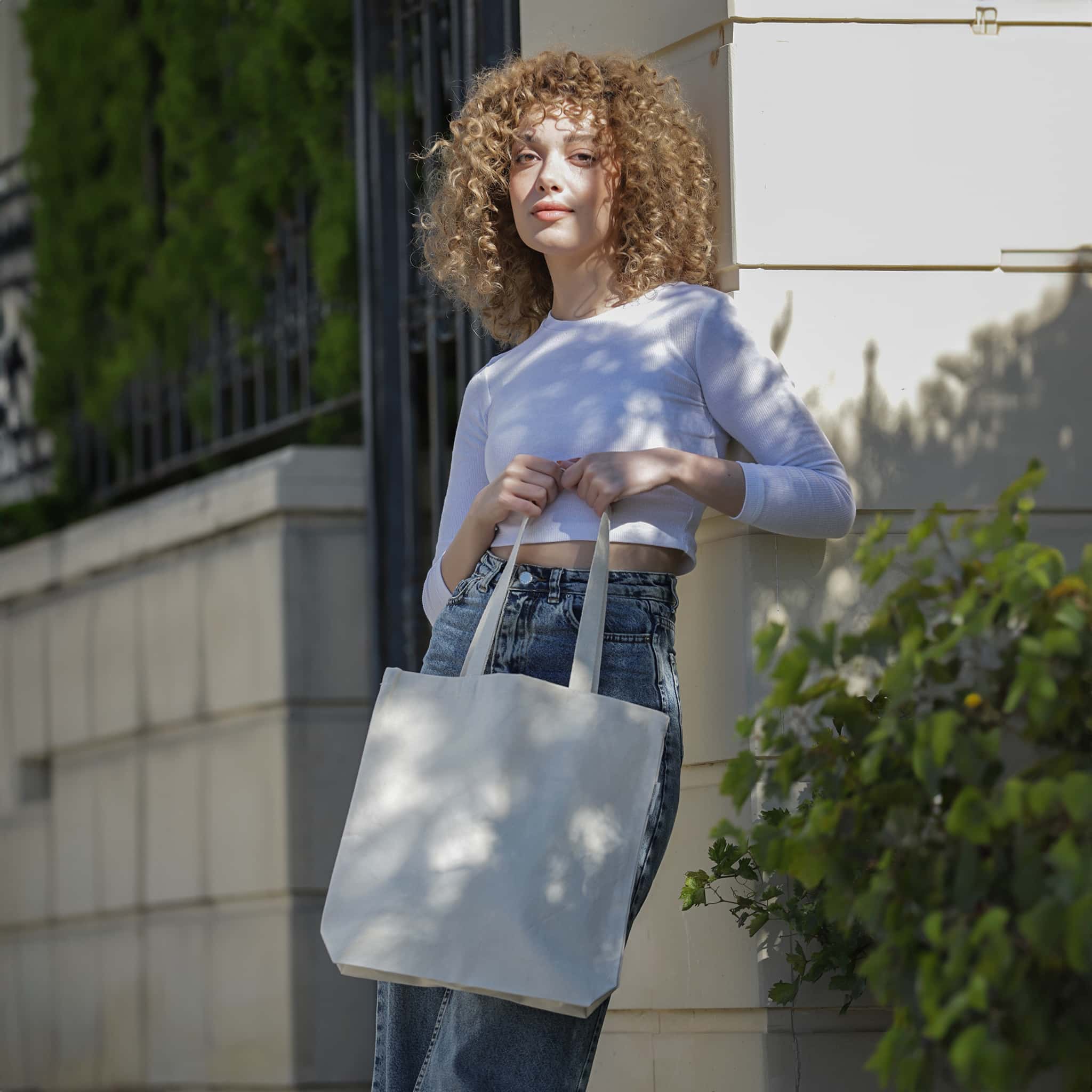 Organic Daily Canvas Tote Bag 14