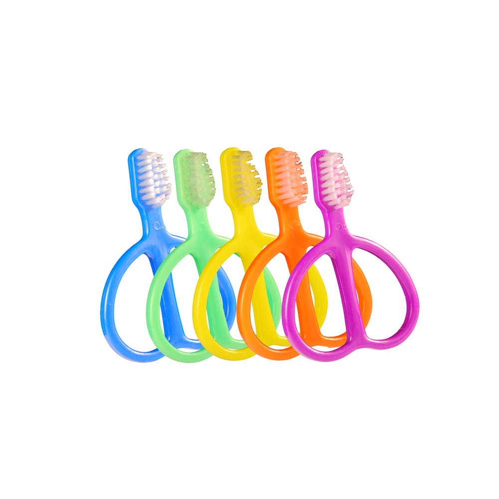 Baby Toothbrush Teething Rings - Assorted Colors 12M+ 3