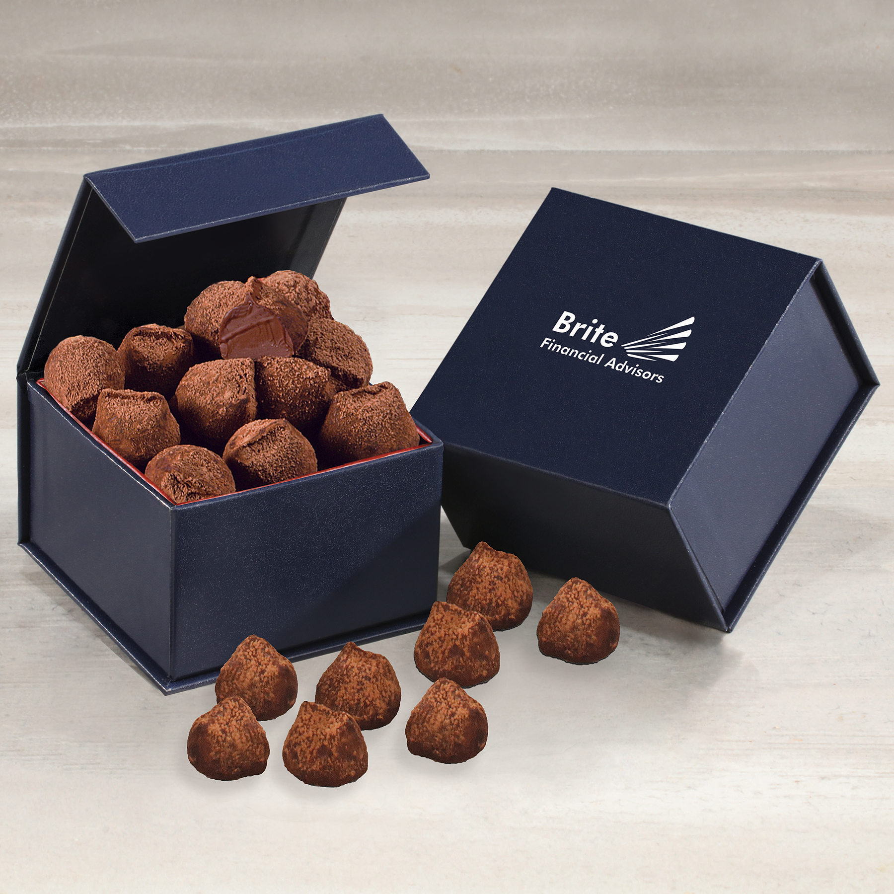 Magnetic Keepsake Box with Cocoa Dusted Truffles