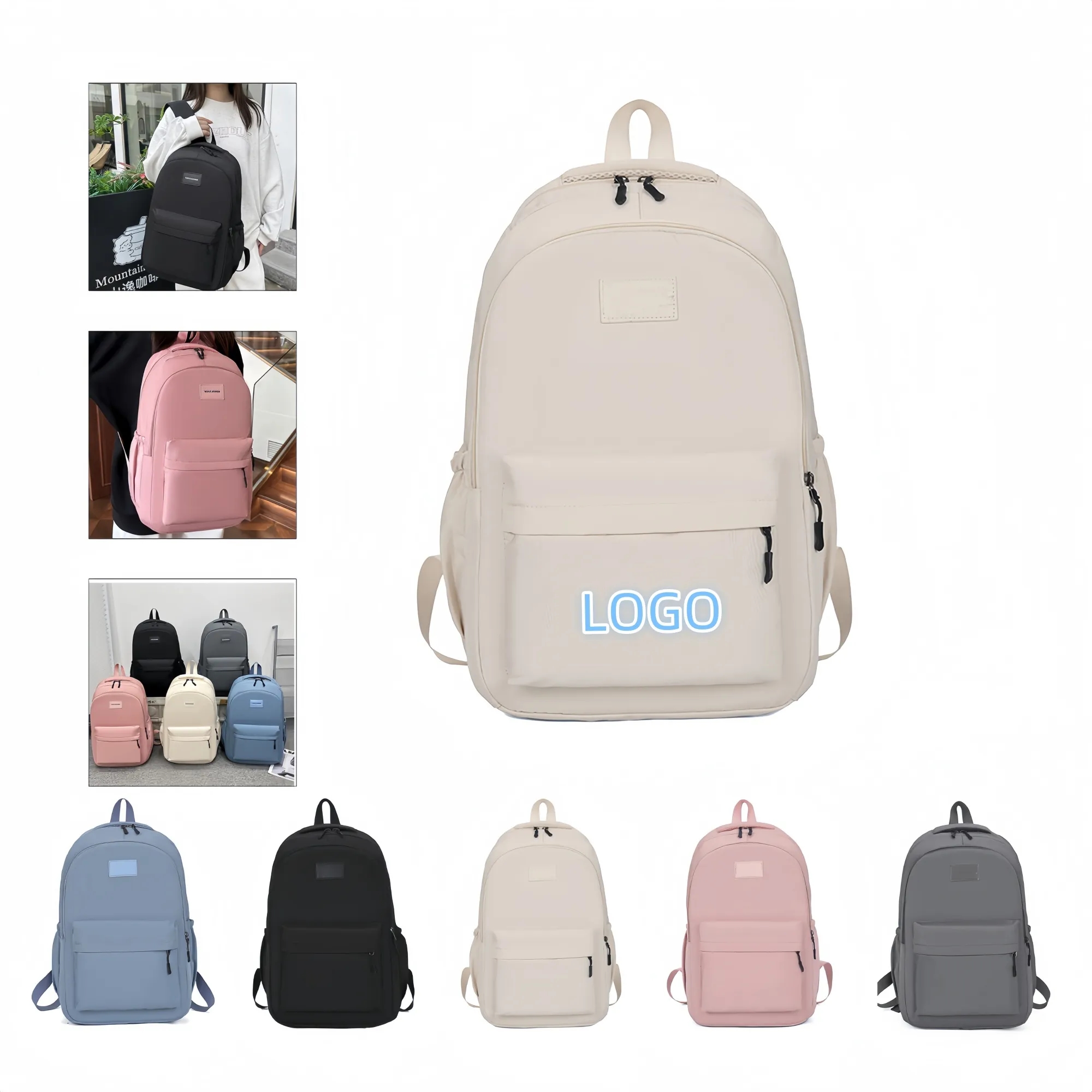 Full Color Trendy Fashion School Backpack