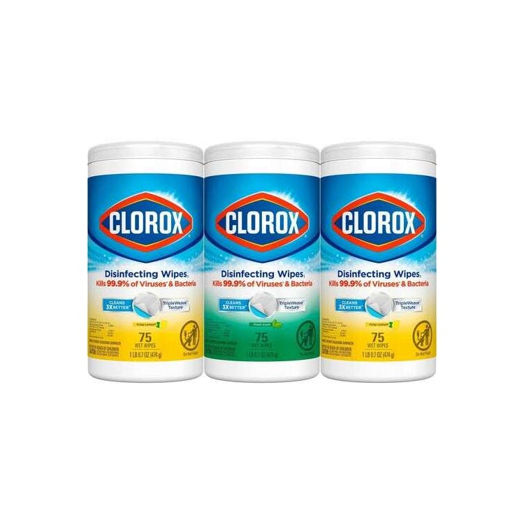 Clorox Disinfecting Bleach Free Cleaning Wipes 3 Pack 3