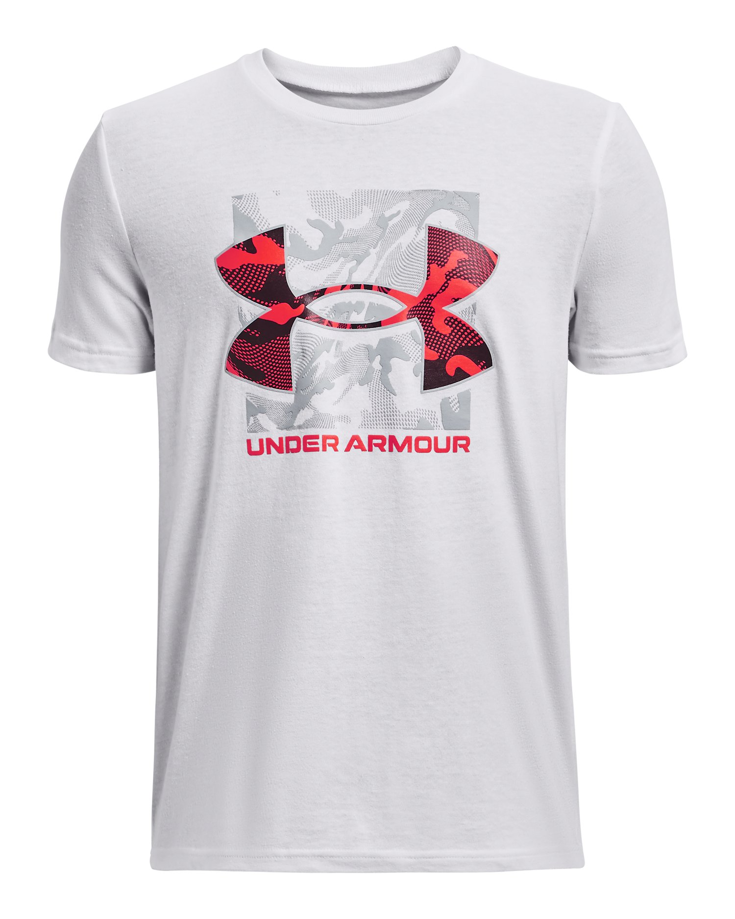 UA Box Logo Camo Boys' Short Sleeve T-Shirt 29