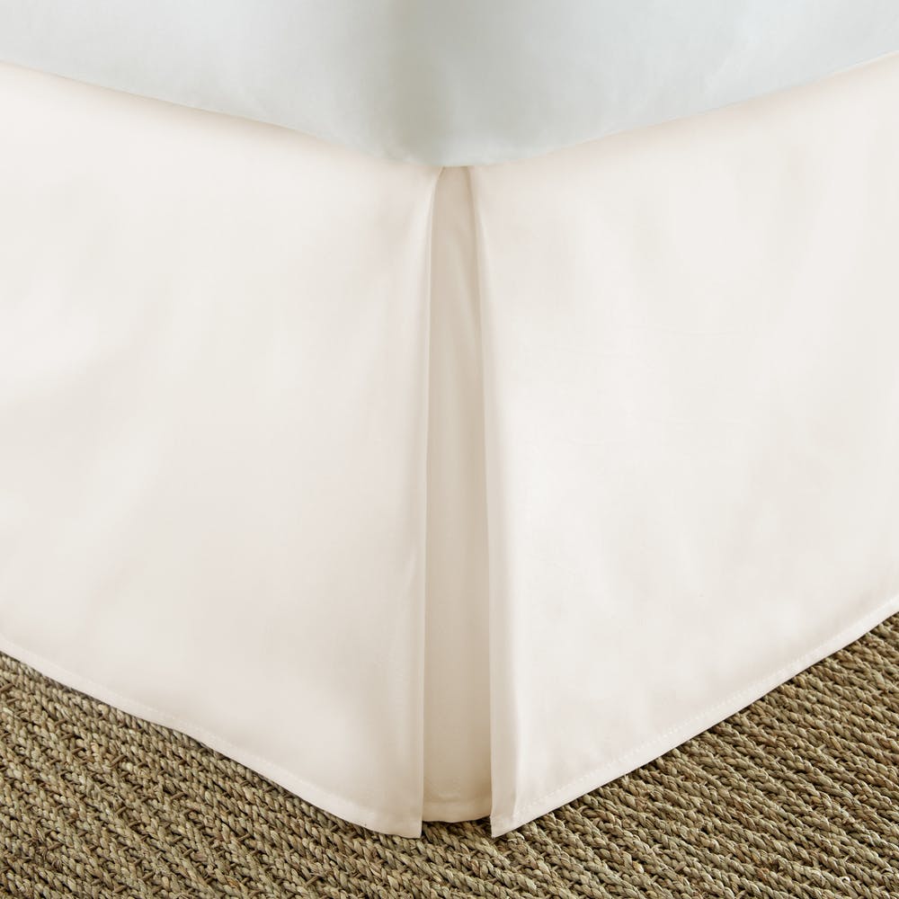 Premium Bed Skirts - Ivory Full Pleated 3
