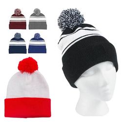 Beanie Pompom Knitted Winter Hat