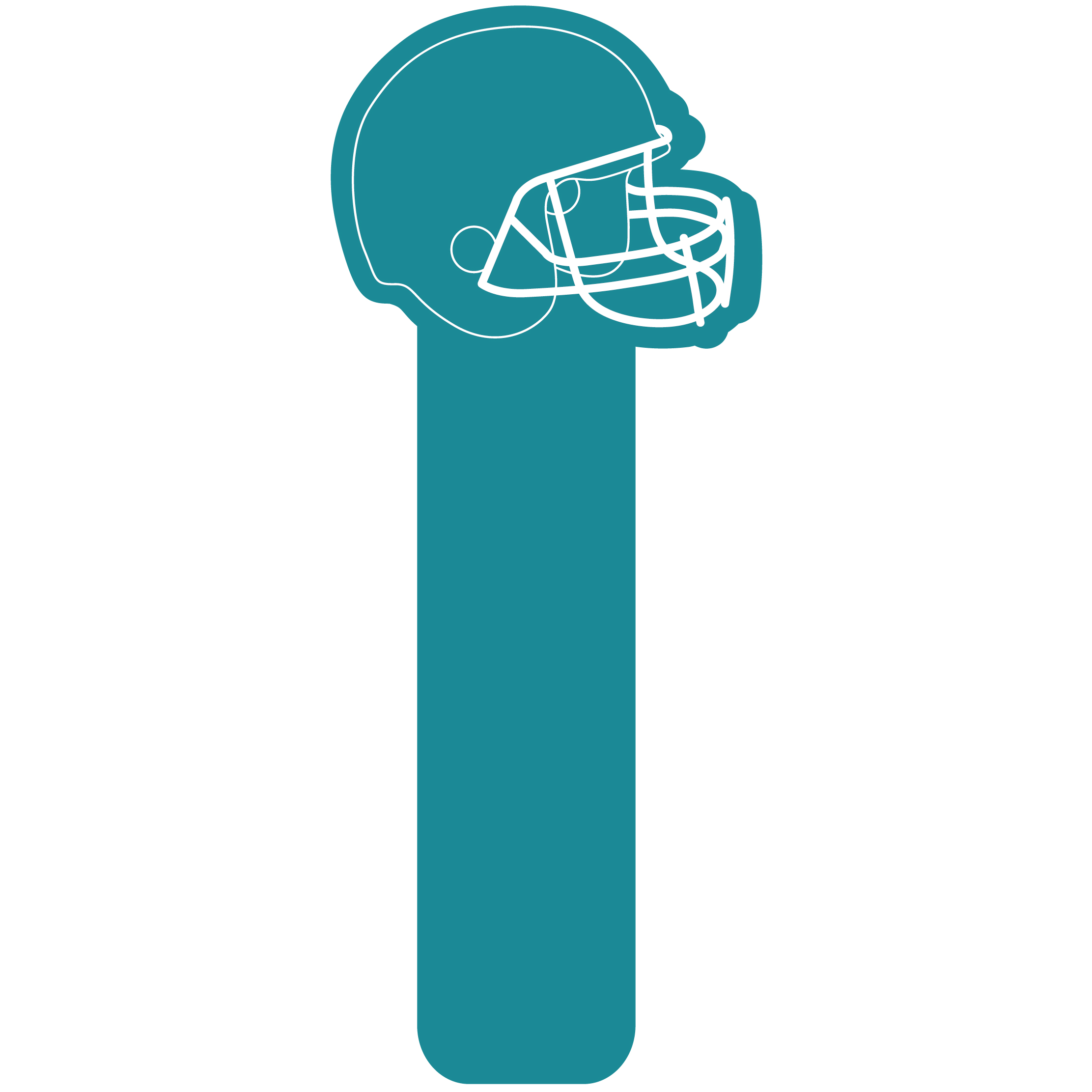 Football Helmet Stick Waver 46